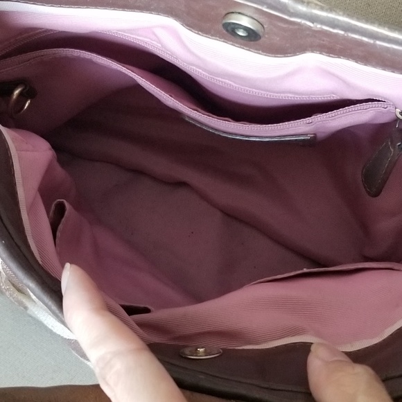 Gold Metalic Coach Purse - Picture 6 of 7